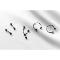 Screw back Solid Silver Balls Studs Earrings-ESB001