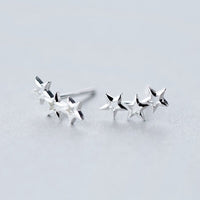 Hollow out Stars Stud Earrings-SS018