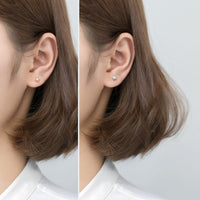 Small Star Stud Earrings - ECZ007