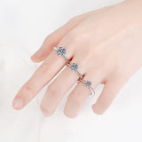 Classic Solitaire Moissanite Engagement Ring-RM003