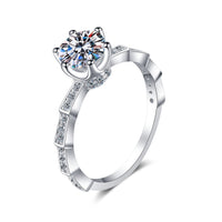 Moissanite Engagement Rings-RM013