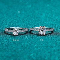 Moissanite Engagement Rings-RM013