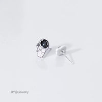 Planet Star Astronaut Stud Earrings