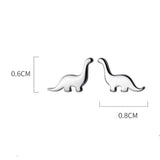 Tiny Brachiosaurus Stud Earrings
