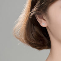 Letter X&O Asymmetry Studs Earrings