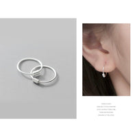 Thin Hoop Earrings