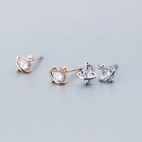 Planet Stars Studs Earrings-Mars Planets Stars Earrings