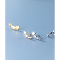 Graduated Stars Stud Earrings