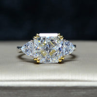 5ct Simulated Diamonds Engagement Ring, Statement rings, Wedding Bride Ring,