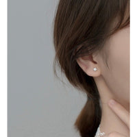 Small Shining Stars Stud Earrings-ECZ008