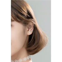 Plain Letter X Studs Earrings-Capital Letter X