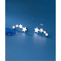Graduated Stars Stud Earrings