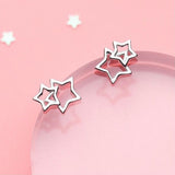 Miniature Dainty Star Celestial Earrings