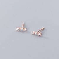 Small Stars Stud Earrings-ECZ005