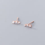 Small Stars Stud Earrings-ECZ005