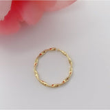 Twist Braid adjustable Stackable Rings