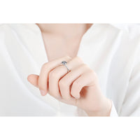 Classic Solitaire Moissanite Engagement Ring-RM003