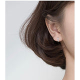 Small Bow Huggie Earrings