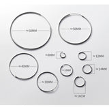 Thin Small Medium Big Hoop Earrings-SH022