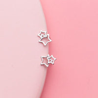 Miniature Dainty Star Celestial Earrings