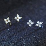 Mini Flowers Stud Earrings-ECZ012