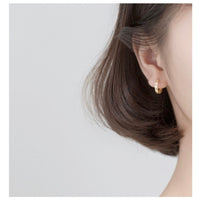 Rome Numeral Huggie Hoop Earrings-SH006