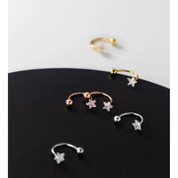 Star w/ Screw back Studs Earrings