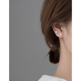 Pink Butterflies Stud Earrings-SS031
