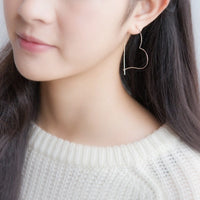 Giant Heart hoop earrings
