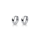 Solid Silver Small Huggie Earrings-SH005