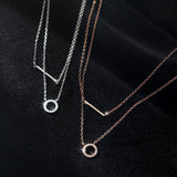 Muli Layers Minimalist Layering Multi-Strands Necklace