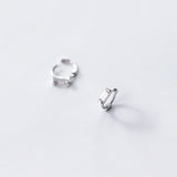 Small Emerald Green Huggie Earrings-SH012