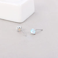 Moonstone Studs Earrings-EOS001