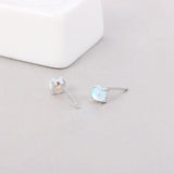 Moonstone Studs Earrings-EOS001