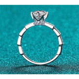 Moissanite Engagement Rings-RM013