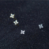 Mini Flowers Stud Earrings-ECZ012