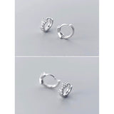 Small Bow Huggie Earrings