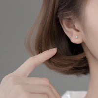Mini Sapphire Stud Earrings