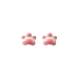 Adorable Kitty Paw Shape Stud Earrings digital picture