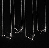 Twelve Zodiac Necklaces, Monthly Constellation Necklace-Month Birthday Horoscope Astrology Gifts