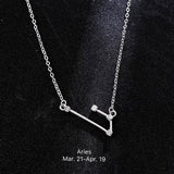 Twelve Zodiac Necklaces, Monthly Constellation Necklace-Month Birthday Horoscope Astrology Gifts