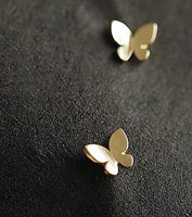 Tiny Butterfly Miniature Studs Earrings-SS009