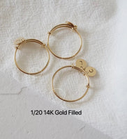 Gold Filled Personalized Rings, 26 letters Stackable name Rings