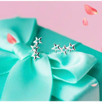 Hollow out Stars Stud Earrings-SS018