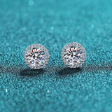 Moissanite Diamonds Studs Earrings - EM027