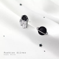 Planet Star Astronaut Stud Earrings