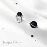 Planet Star Astronaut Stud Earrings