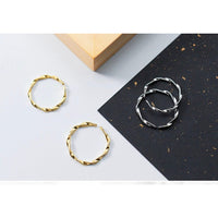 Twist Braid adjustable Stackable Rings