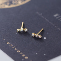 Small Stars Stud Earrings-ECZ005