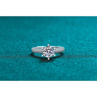 Moissanite Engagement Rings-Classic Solitaire Rings